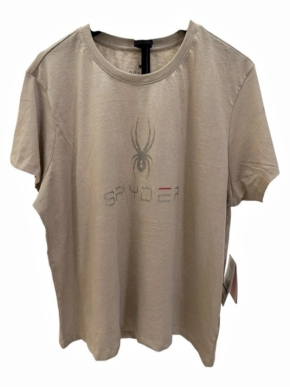 Spyder Graphic Short Sleeve Tee in Beige Size XL NWT
